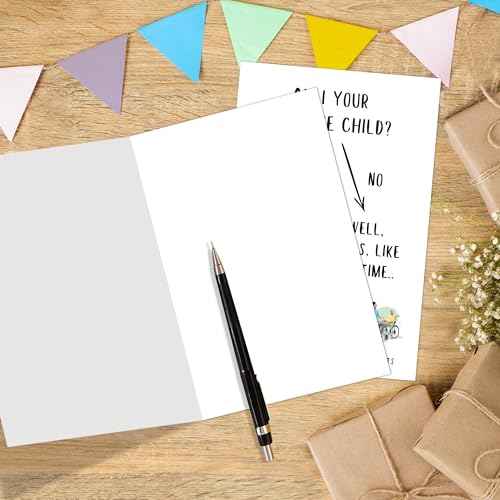 Funny Birthday Card for Mom, Humor Nursing Home Birthday Card from Daughter Son Children, Am I Your Favorite Child?