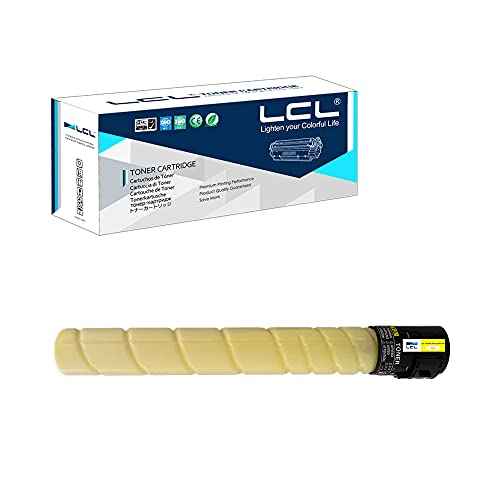 LCL Compatible Toner Cartridge Replacement for Konica Minolta TN514Y TN-514Y TN324Y TN-324Y TN514 TN-514 TN324 TN-324 A8DA230 A9E8230 High Yield Bizhub C458 C558 C658 C258 C308 C368 (1-Pack Yellow)