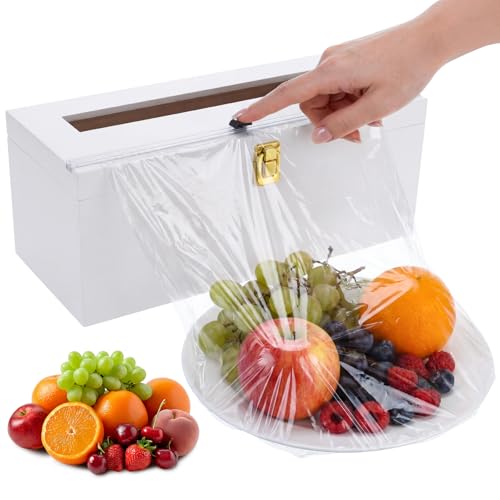 12 Inch Plastic Wrap Dispenser with Cutter & Roller for Foil