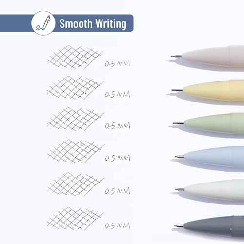 Mr. Pen- 0.5mm Mechanical Pencil Set, 6 Pack, Macaron Pastel, Cute Mechanical Pencils 0.5mm, Lead Pencils 0.5, Christmas Gift