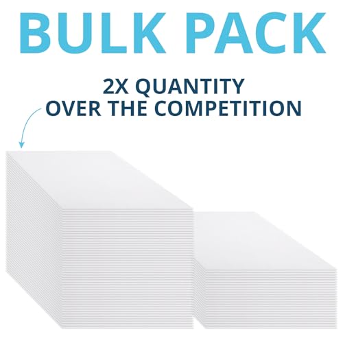 Blue Summit 50 Large Mailing Envelopes 13x18, White 13 x 18 Envelopes, Self Seal Catalog, Security Tinted for Mailing