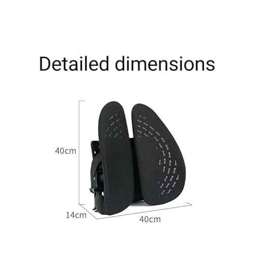 Ergonomic Lumbar Support with Breathable Mesh, Lower Back Pain Relief Upgraded Version