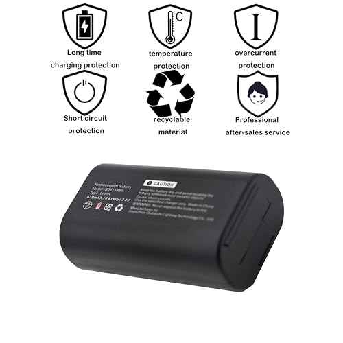 (2 Pack) Updated dymo Battery 7.4v 650mah 4.81wh for LabelManager 280 LabelManager 260 LabelManager 260P LabelManager PnP 14430 W003688 S0895880 3M P200