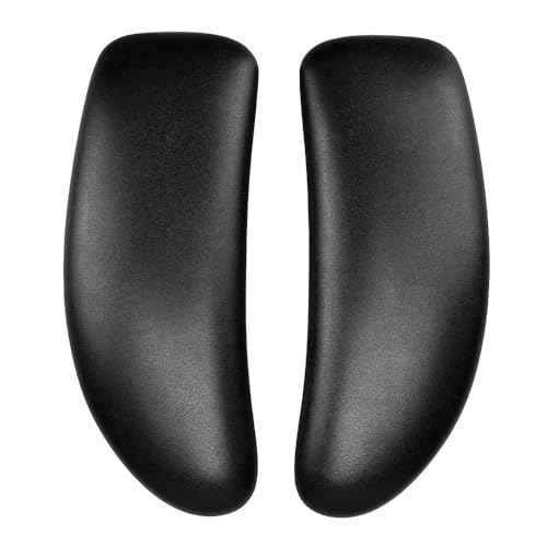 MingYi.office Vinyl Arm Pads Caps for Humanscale Freedom Office Chair, Only Available for Standard Arm (Height Adjustable), Can Not Fit The Advanced Arm, Black, 1 Pair.