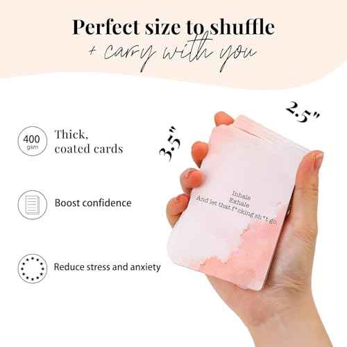 Badass Affirmation Cards - Daily Motivational and Inspirational Cards for Women
