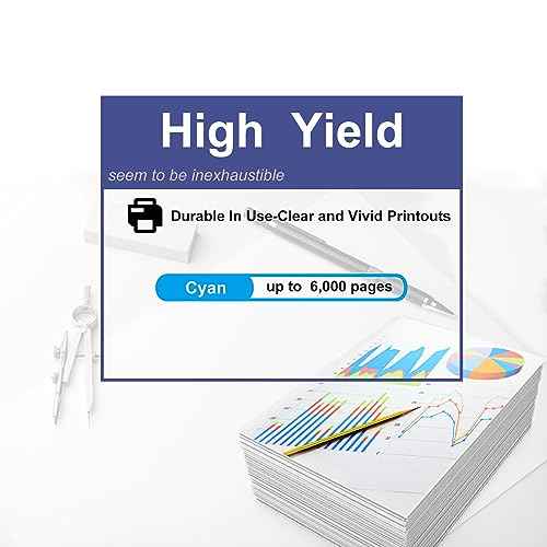 1 Pack TK-592C 1T02KVCUS0 Cyan Toner Cartridge High Yield Compatible TK-592C TK592C Replacement for Kyocera Ecosys M6026cidn M6526cdn P6026cdn FS-C2026MFP FS-C2126MFP FS-C2526MFP FS-C5250DN Printer