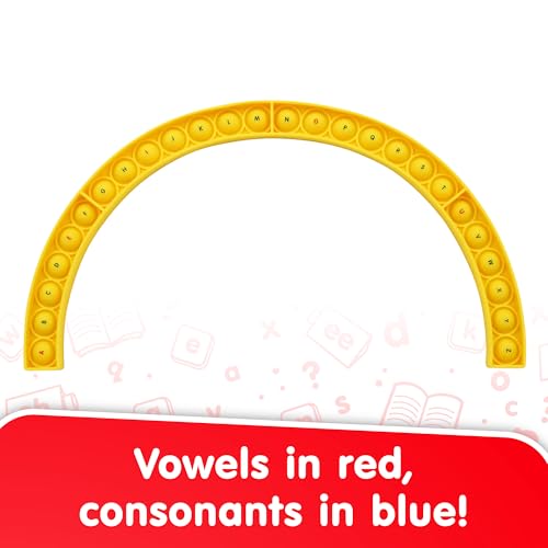 Junior Learning Alphabet Arc Bubble Board, Double-Sided, Ages 4-7, Letter Recognition, K-2
