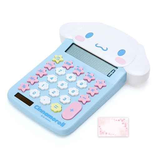 Face Shaped Calculator (Japan Import) - Includes Cherry Blossom Message Card (Cinnamoroll)