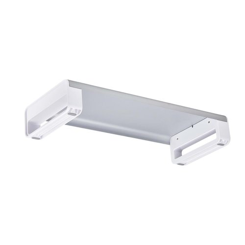 StarTech.com Ergonomic Monitor Riser Stand, Up to 33lb/15kg, Fixed height 3.5in/9cm, Desktop Computer Monitor/Laptop Riser