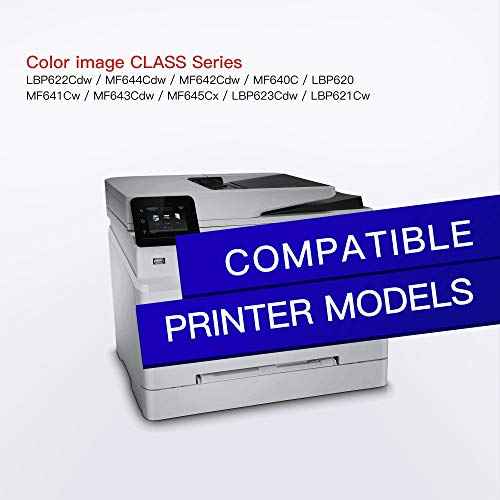 GPC Image Compatible Toner Cartridge Replacement for Canon 054H 054 CRG-054 to use with Canon Color ImageCLASS MF644Cdw MF642Cdw LBP622Cdw MF641Cw Toner Printer Tray (2 Black)