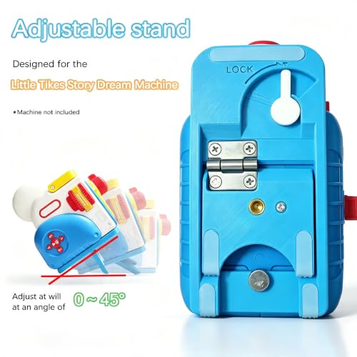 Adjustable Projector Stand for Little Tikes Story Dream Machine, 0-45° Tilt, Tripod Thread & Anti-Slip Pads