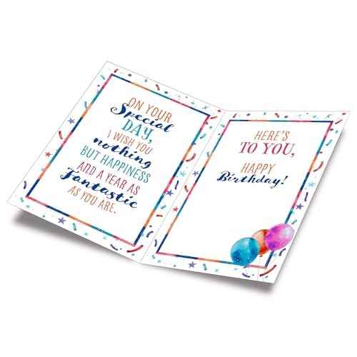Prime Greetings Nephew Birthday Card, Made in America, Eco-Friendly, Thick Card Stock with Premium Envelope 5in x 7.75in, Packaged in Protective Mailer