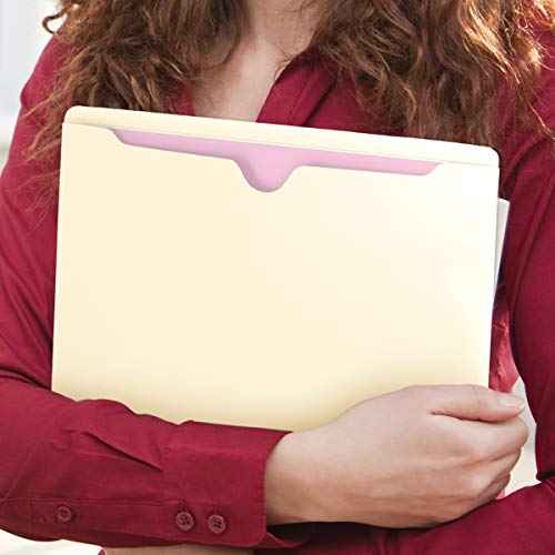 Smead File Jacket, Straight-Cut Tab, Flat-No Expansion, Letter Size, Manila, 100 per Box (75410)
