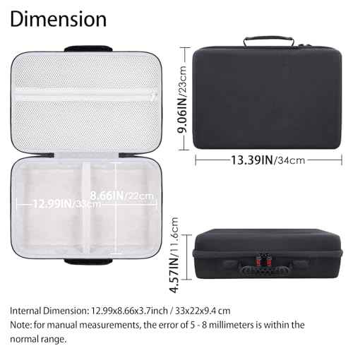 khanka Stroage Case for Canon PIXMA TR160 / TR150 / iP110 Portable Printer Wireless Mobile Printer,Case Only