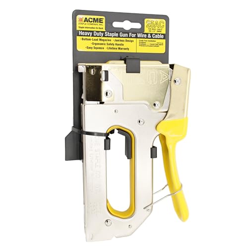Acme 25AC Bottom-Load Stapler for Electrical Wires up to 1/4"