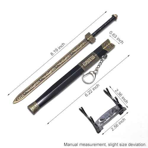 8-Inch Letter Opener with Protective Cover and Display Stand for Daily Mail and Desk D?cor Bronze/Black