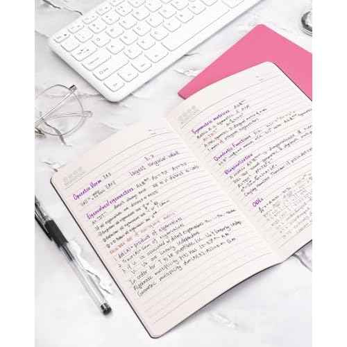 Dynta A5 Journals 45pcs 15 Colors Lined Notebooks Bulk College Ruled 5.5 x 8.3 Inches for Class or Conference, 30 Sheets/60 Pages