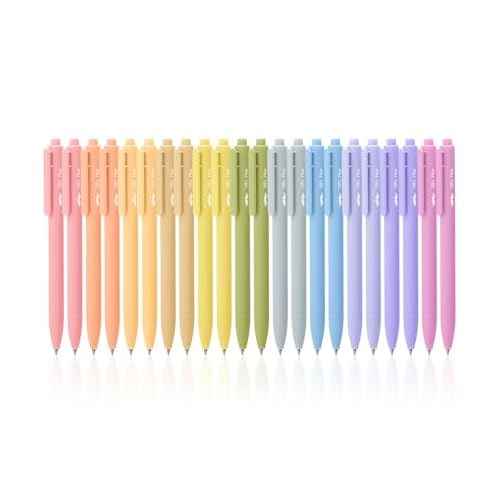 Mr. Pen- Retractable Gel Pens, 22 Pack, Black Ink, Mild Barrel Gel Pens, Fine Point 0.7mm