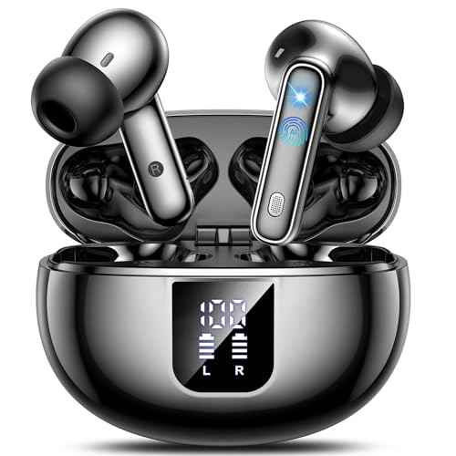 AI Translation Earbuds Real Time,144 Languages Accents Translator 36H Playtime 3-in-1 translation earphones 4 ANC Mic for Audifonos Traductores Ingl?s Espa?ol, Bluetooth 5.4 Earphones iOS & Android