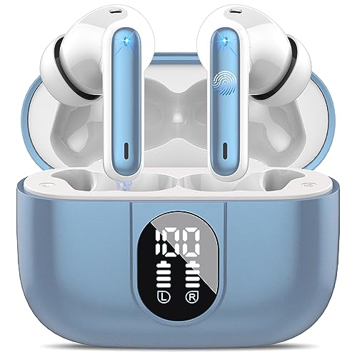 Ai Translation Earbuds Real Time, Translator Earbuds with 6 Translation Modes/164 Languages,No Subscription Required Translatior Headphones,48H Audifonos Traductores Ingl?s Espa?ol, Blue