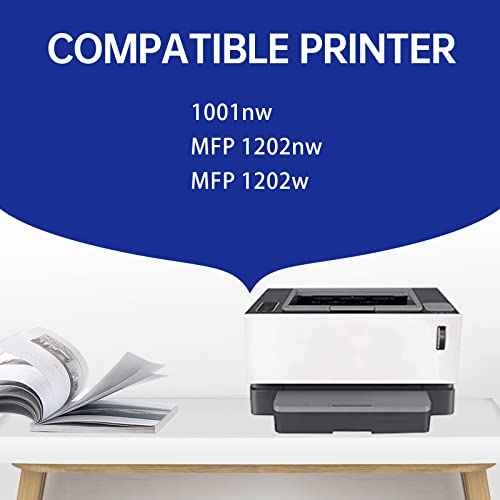 143A W1143A (W1143AD) Toner Compatible 2-Pack 143A W1143A Toner | Black Reload Kit Replacement for Neverstop 1001nw MFP 1202nw MFP 1202w 5hg80a Toner Printer.