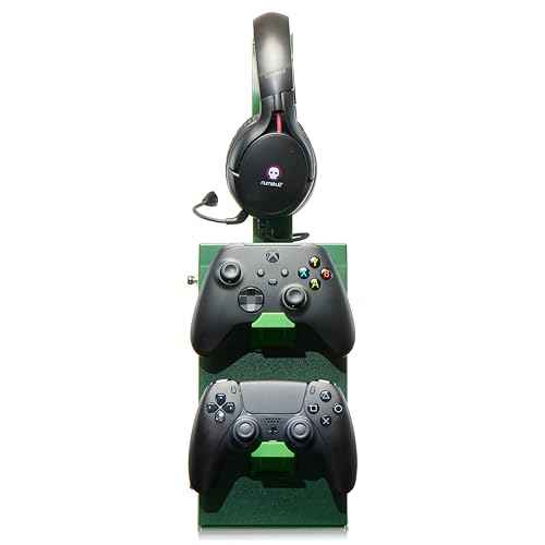 Numskull Official Minecraft Gaming Accessory Locker & Storage Stand ? Holds 10 Games/DVDs, 4 Controllers, Headset, and Accessories ? Durable & Compact Organizer ? Official Minecraft Merchandise
