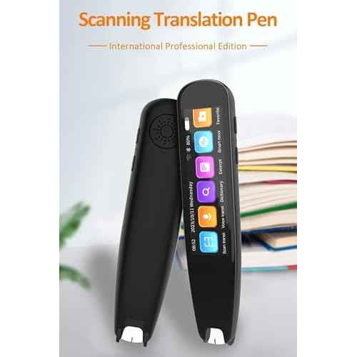 Language Translator Pen, AI Smart Translation Pen with 3 in Screen, 134 Online Voice Translations, Real Time Portable Scan Translation Pen for Business, Learning, Travel