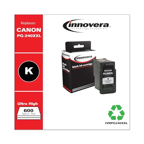 Innovera Remanufactured Black Extra High-Yield Ink, Replacement for PG-240XXL (5204B001), 600 Page-Yield