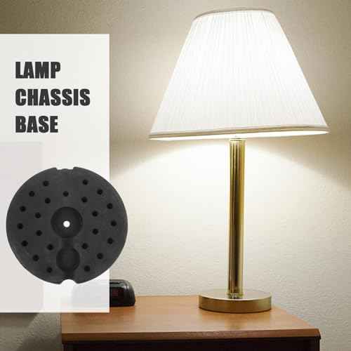 Alipis Floor Lamp Base Bedroom Floor Lamp DIY UNA Round Weight Cool Desk Base Led Round Weight Light Desk Loaders s Iron