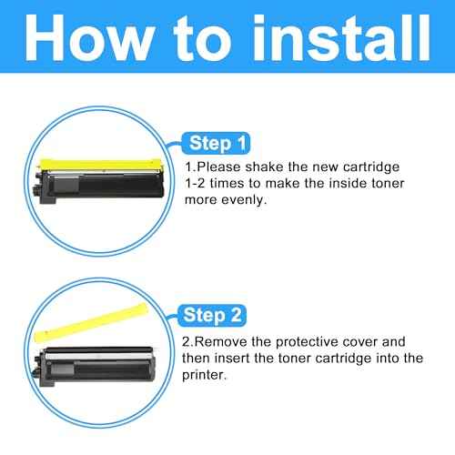 LCL TN210 TN-210 Toner Cartridge Replacement for Brother TN210BK TN210C TN210M TN210Y for MFC-9125CN HL-3045CN HL-3040CN HL-3070CW HL-3075CW MFC-9010CN MFC-9120CW MFC-9320CW MFC-9325CW (KCMY)