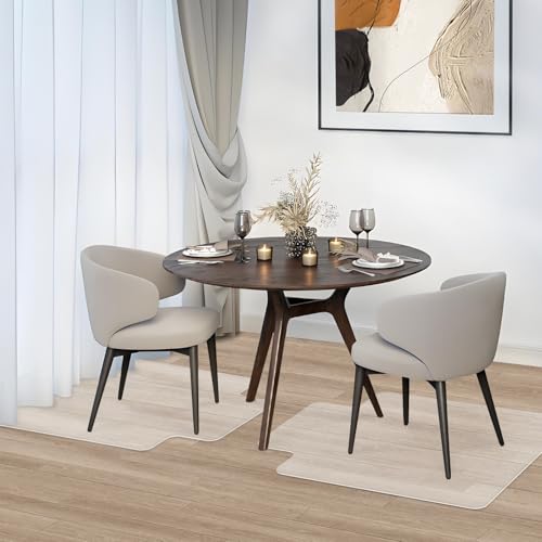 Office Chair Mat for Hard Wood Floors 36"x47" Heavy Duty Floor Protector Easy Clean £¨2pcs£©
