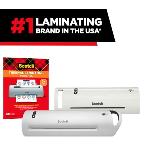Scotch Thermal Laminator, Extra Wide 13 Inch Input, Ideal for Teachers, Small Offices, or Home (TL1302X)