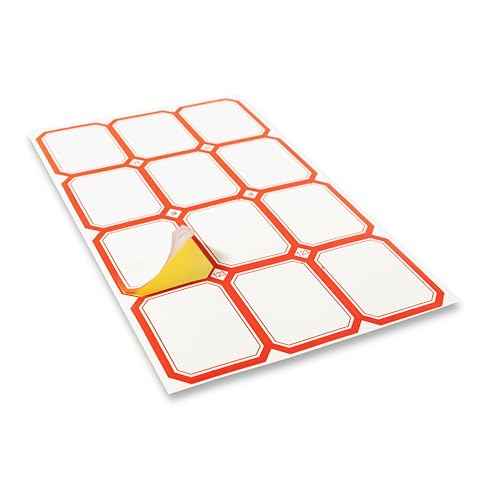 Small Cubby Bins 12 Piece Pack for Office Storage Kids Classroom or Toy Home Organizing Cube Bin with Plastic Container Self Adhesive Labels (11.6 x 7.7 x 4.9 Inch