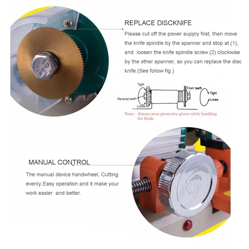 120W Horizontal Key Cutting Machine(238BS), Multifunctional Double Head Key Copy Machine, Hand Wheel Key Copy Tool, for Door and Car Lock Key Copy Duplicating Equipment