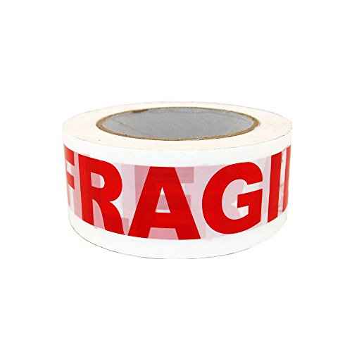 Progo¢ç Fragile Handle with Care Packing Shipping Carton Box Sealing Tape, 2 inch x110 Yards. (12)