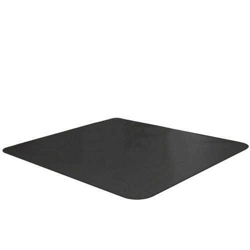 Resilia Office Desk Chair Mat - for Low Pile Carpet (with Grippers) Black, 30 Inches x 48 Inches, Made in The USA