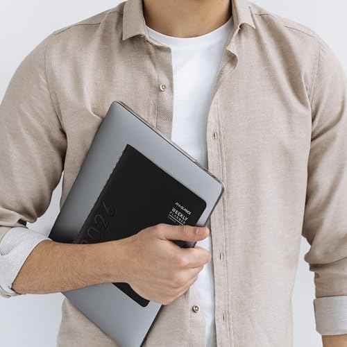 AT-A-GLANCE 2026 Planner, Weekly & Monthly, 7" x 8.75", Medium, Contemporary Lite, Black (70545X0526)