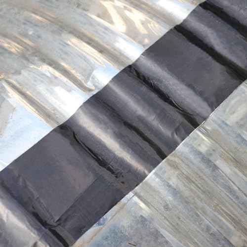 BOMEI PACK Black Aluminum Tape, 12 Inch x 165 Feet, HVAC Sealing & Patching, Pipe & Metal Repair, Waterproof & Temperature Resistant