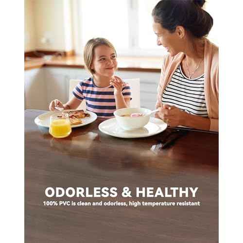 Oterri Clear Writing Desk Pad, 36¡¯¡¯x60¡± Heat Resistant Waterproof PVC Round Edge Durable Desk Protect Mat, Anti-Static Writing Mat Table Protector
