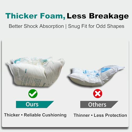 8 Pcs Expanding Packing Foam 13”x15”, Protective Packaging for