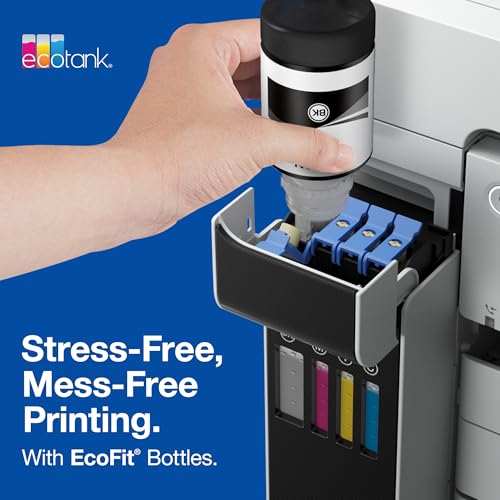 EPSON 542 EcoTank Ink Ultra-high Capacity Bottle Black (T542120-S) Works with EcoTank Pro ET-5150, ET-5170, ET-5180, ET-5800, ET-5850, ET-5880, ET-16600, ET-16650
