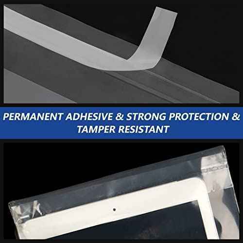 18" x 24" (200 Count) - Clear Poly Bags with Suffocation Warning Self Seal for Packaging, Shirts, Clothing & FBA - Permanent Adhesive