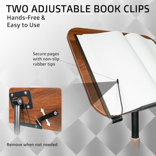 Lectern | Podium Stand | Music Stand | Reading Stand | Height Angle Adjustable Pulpit for Churches Book Holders for Reading | Sheet Music Stand | 360¡Æ | Pulpit | Reading Stand (No Tray)