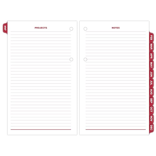 AT-A-GLANCE 2026 Desk Calendar Refill, Daily, 4-1/2" x 7-1/2", Large, Loose-Leaf, Burkhart's Day Counter (E7125026)