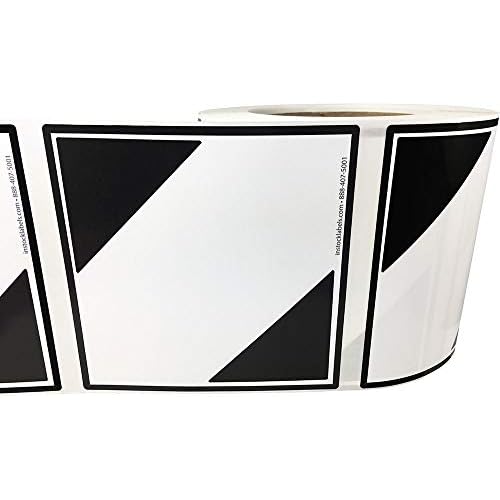 InStockLabels Limited Quantity Exception D.O.T. Labels, 4 x 4 Inch, 500 Adhesive Stickers on a Roll ? Diamond Shipping Labels for Hazardous Materials, Dangerous Goods, and Hazmat Packing