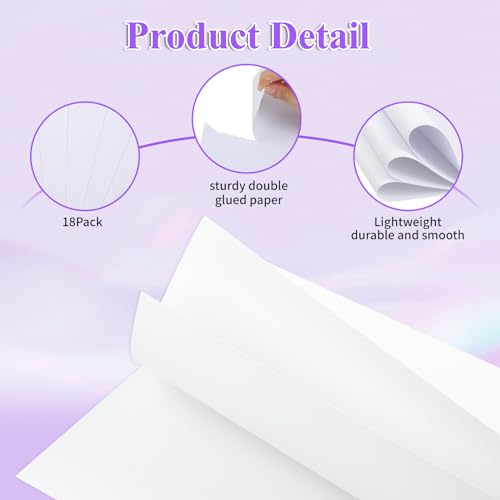 Joyberg 18-Pack White Poster Boards 11x14 Inches for Crafts & DIY Projects