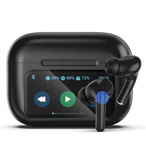 Ai Translation Earbuds Real Time 144 Languages & Accents Translator Earbuds with 8-Language Offline Translator Device Two Way, Auriculares de traducci?n for Language Learning Travel Business White