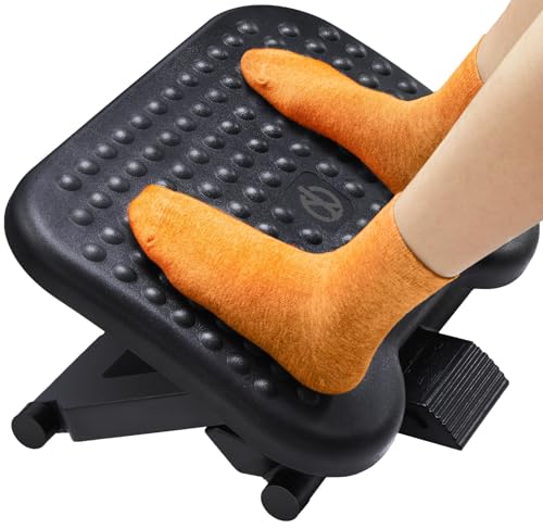 ErGear Adjustable Footrest Under Desk with 3 Height Settings – 66 cm x 44 cm x 42 cm