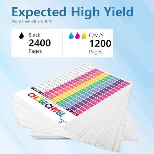 LC20E XXL Super High Yield Ink Cartridges 5-Pack(LC20EBK, LC20EC, LC20EM, LC20EY) Compatible Replacement for Brother MFC-J985DW MFC-J5920DW MFC-J775DW Printer