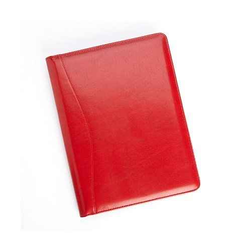 Royce Leather Aristo Genuine Leather Padfolio - Red (2019, Letter Size)